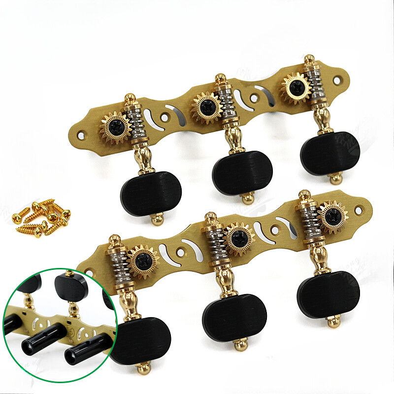 Classical Guitar Knob Tuner Shaft Pure Copper Hollow Triple Type