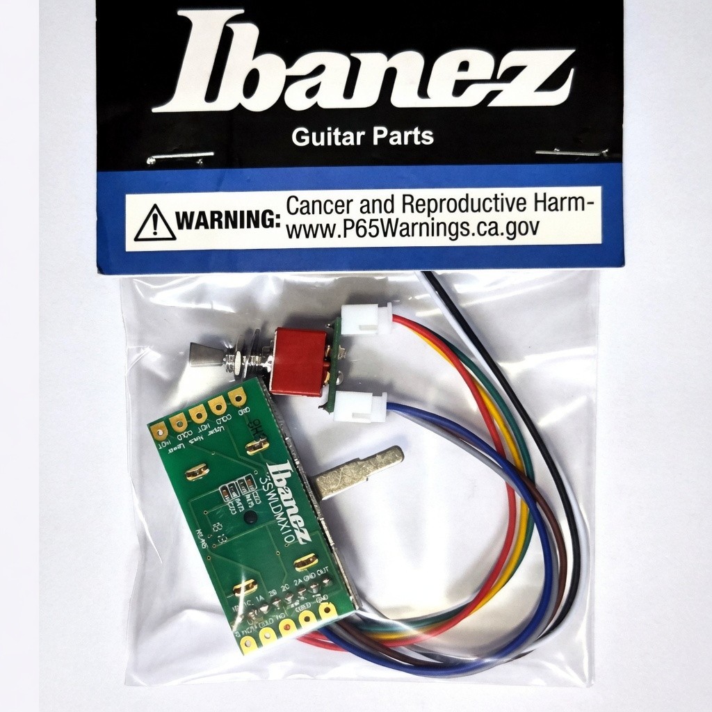 Ibanez Dynamix Switch 5 ways W/Alter Switch 3SWLDMX10 for 10 Channels H-H