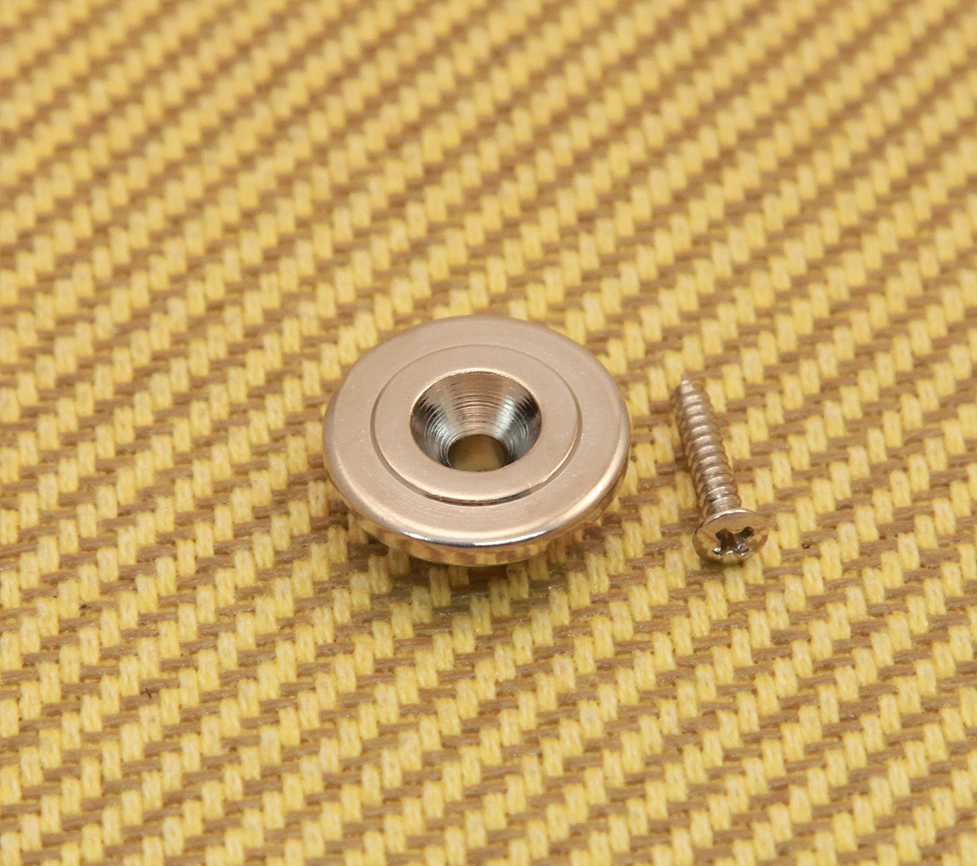 BSG-ER-N Nickel Economy Round Bass Guitar String Guide w/mounting screws