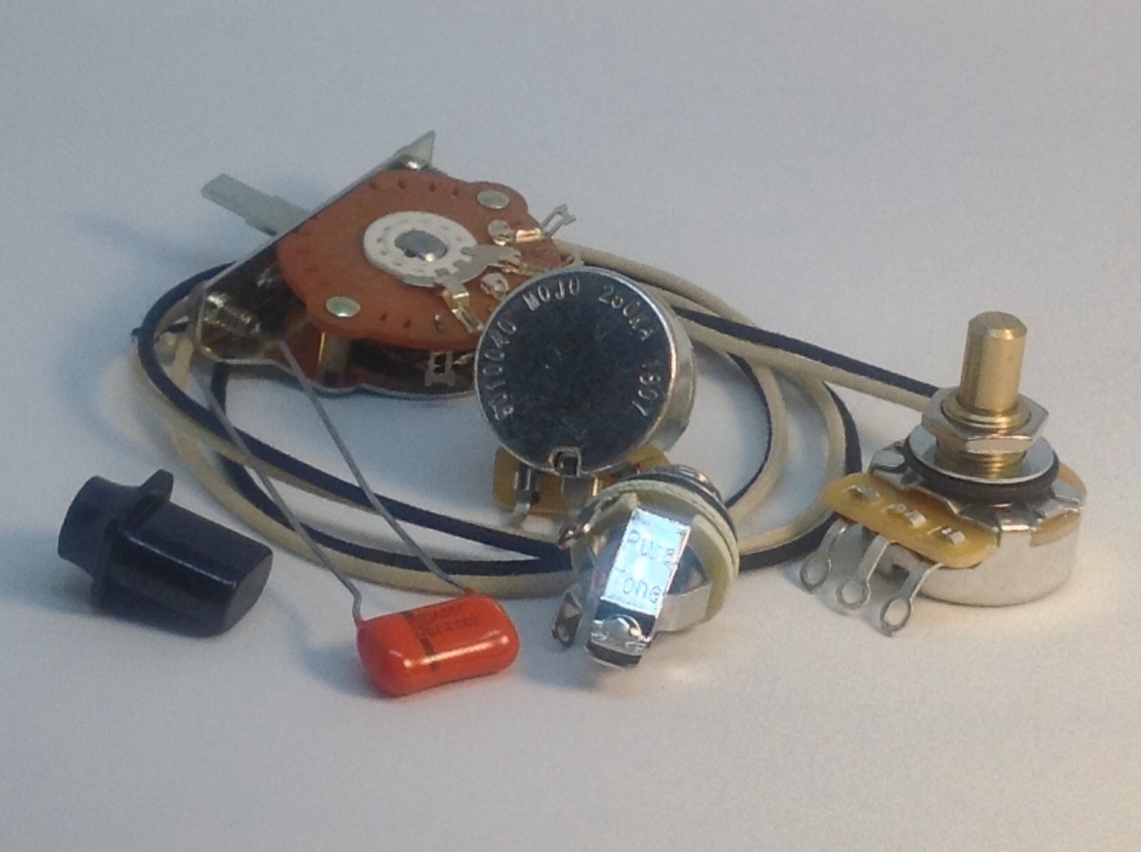 Telecaster Wiring Kit CTS Oak NOS .033uf 225P Cap Pure Tone Full-contact Jack