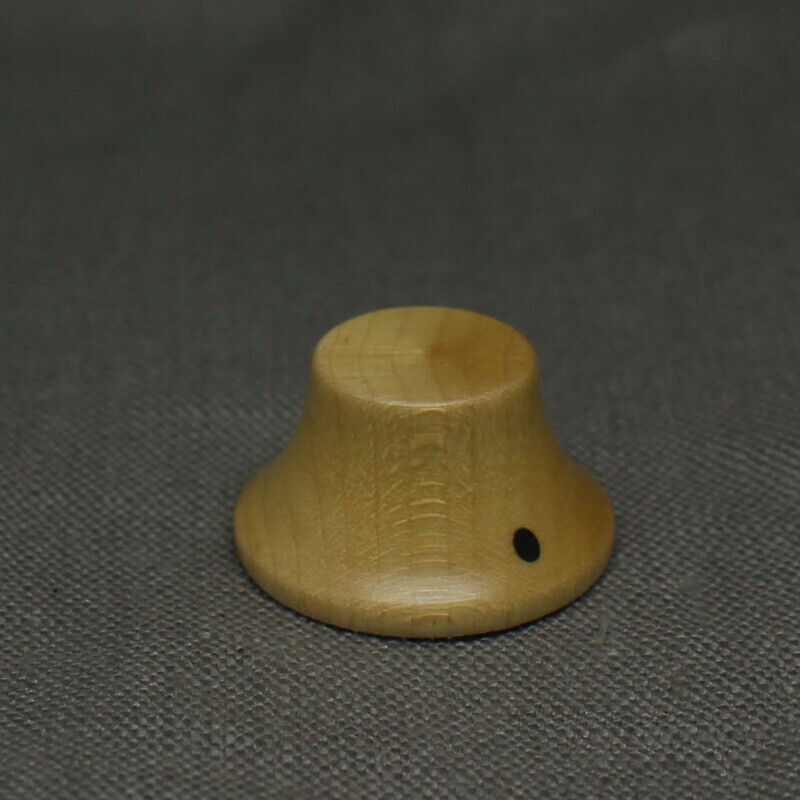 Maple Wood Bell Guitar Knobs for Les Paul Tone Or Volume – Metric Set (4)