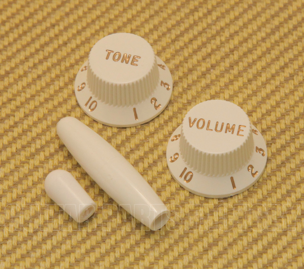 PK-FJ-P Fender Jazzmaster Parchment Knob & Tip Kit AVRI