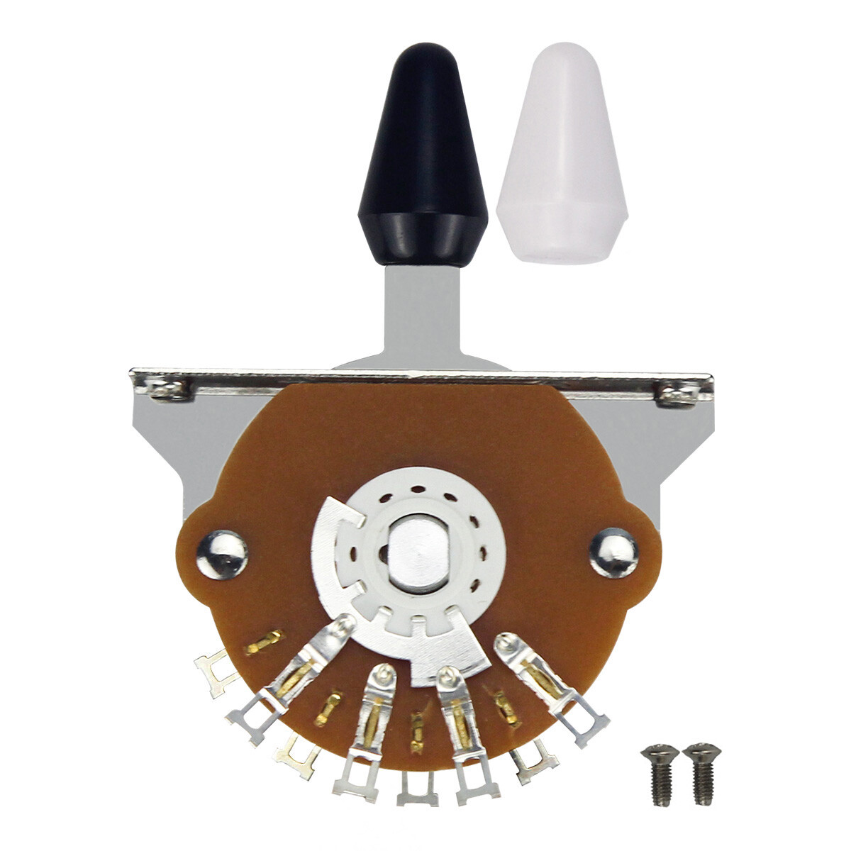 FLEOR 5-Way Pickup Selector Switch Electric Guitar Switch w/ 2 Tips FD Guitar