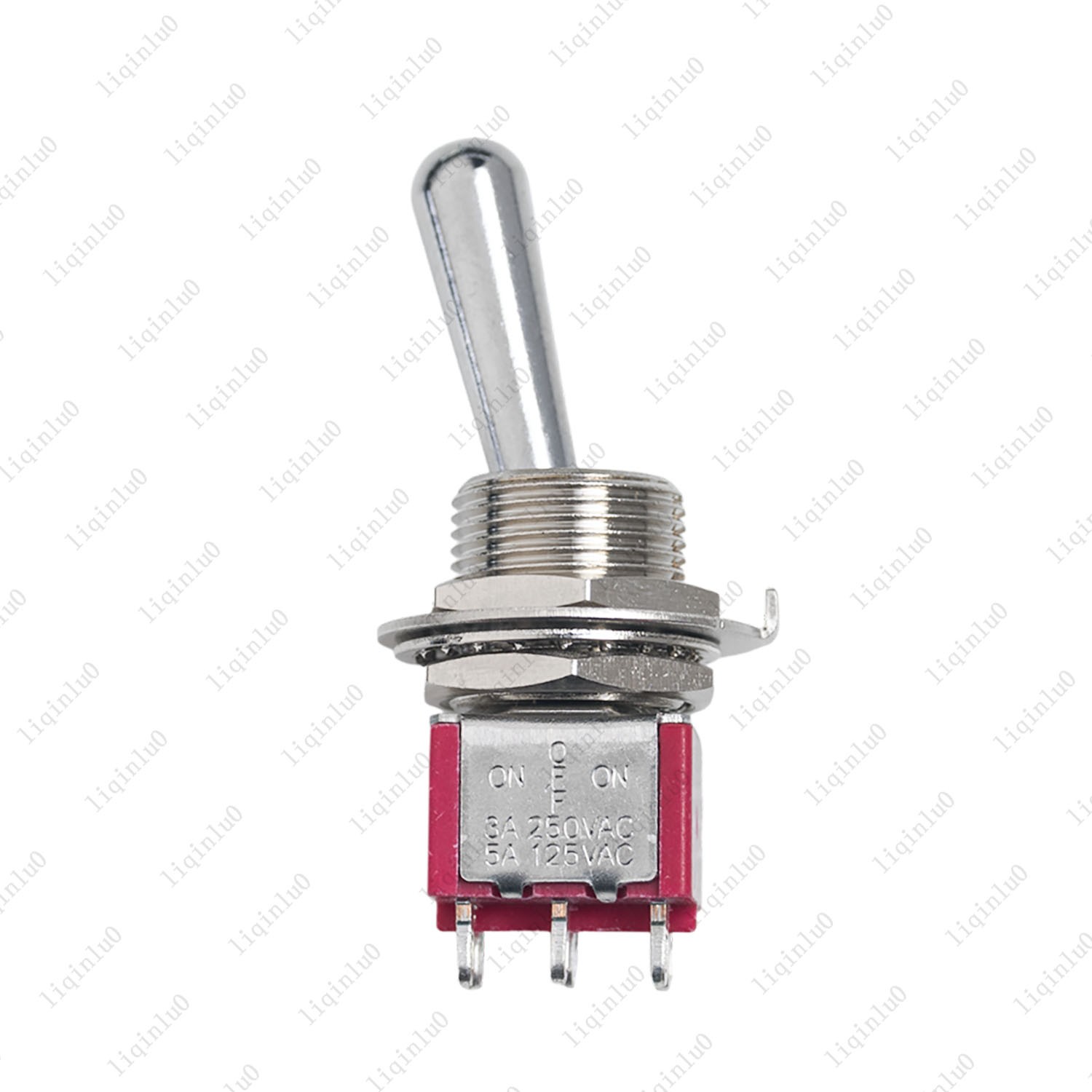 1/3/5 DPDT Red 3-Way 6Pin ON-OFF-ON Fat Bat Toggle Switch Sealed for Guitar/AMP