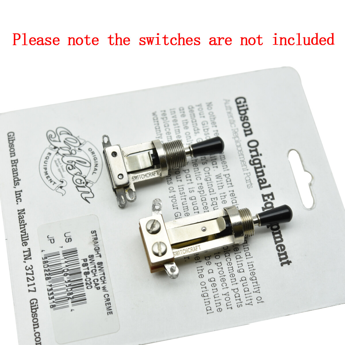 Black USA Thread SAE 8-32 Metal 3 Way Toggle Switch Tip Fits Gibson/Switchcraft