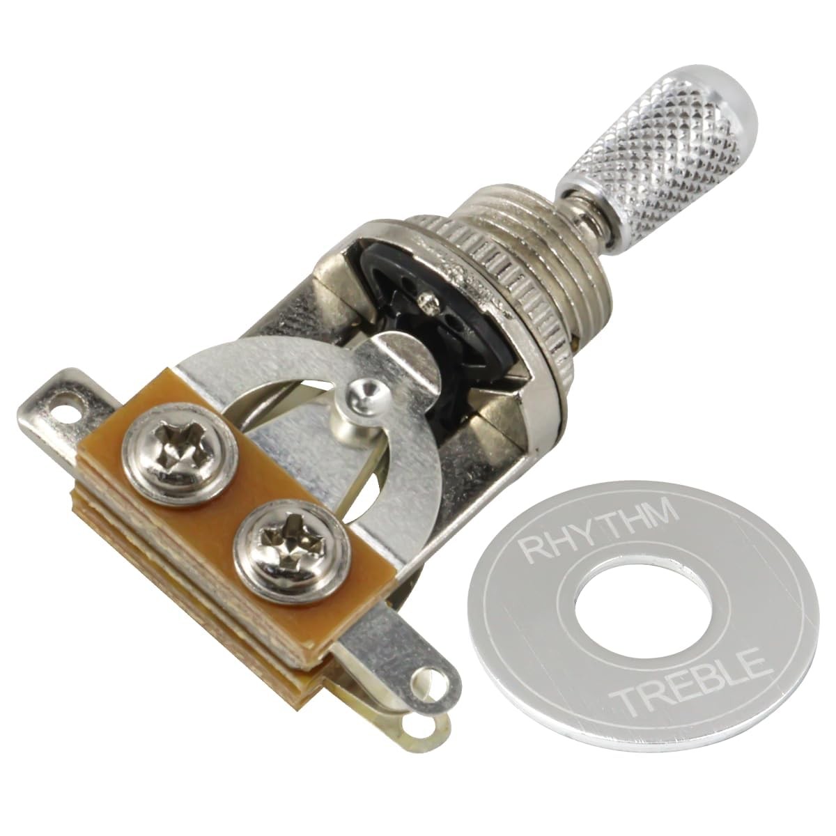 3 Way Toggle Switch with Metal Tip and Rhythm Treble Plate for Les Paul Elect…
