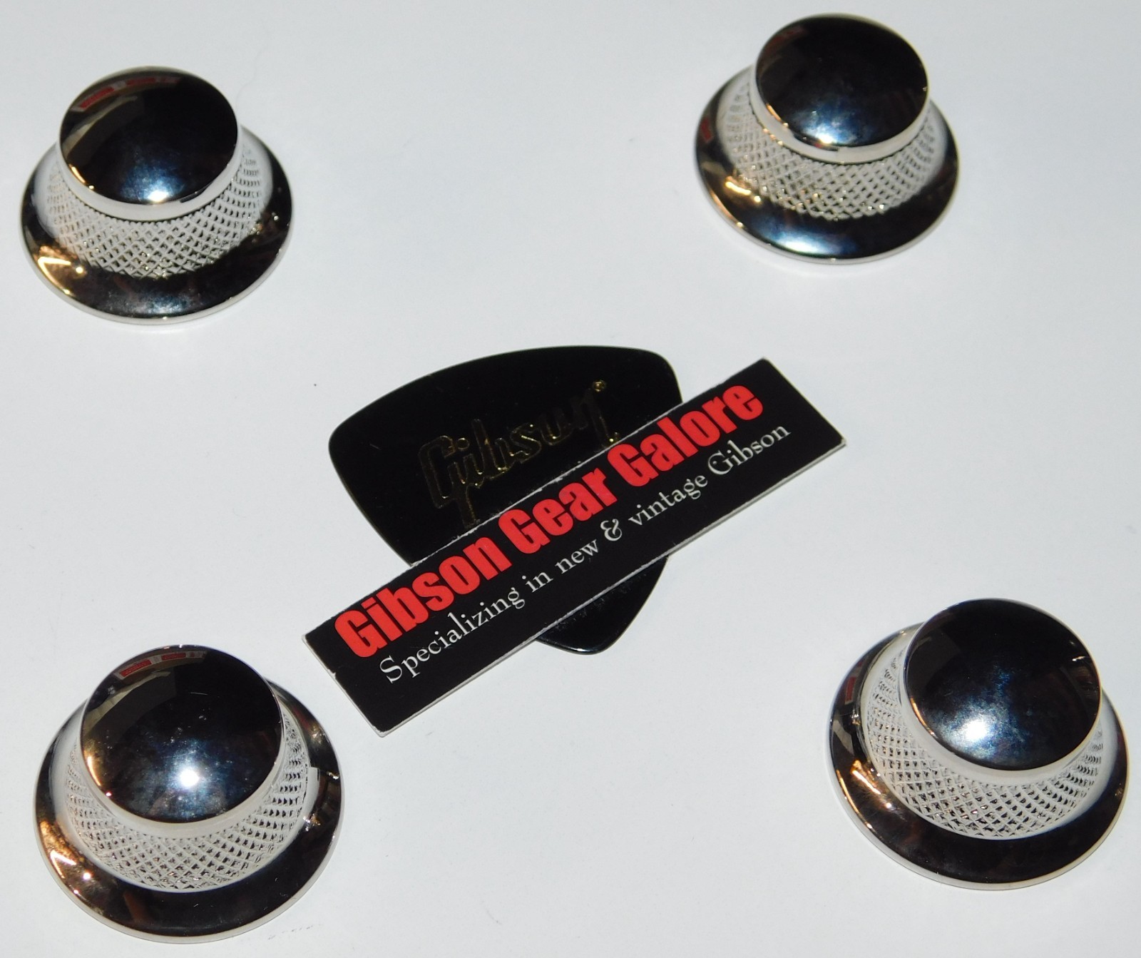 Gibson Les Paul Knobs UFO High Performance Nickel Guitar Parts Custom HP Project