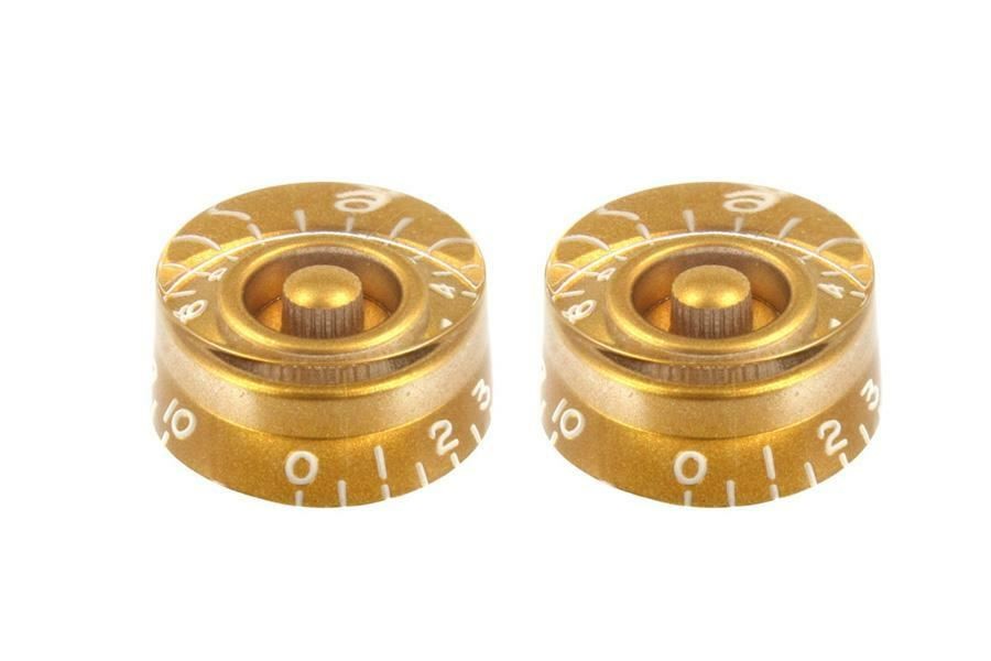 All Parts PK-0130-032 Vintage Style Speed Knobs – Gold 2 Pack