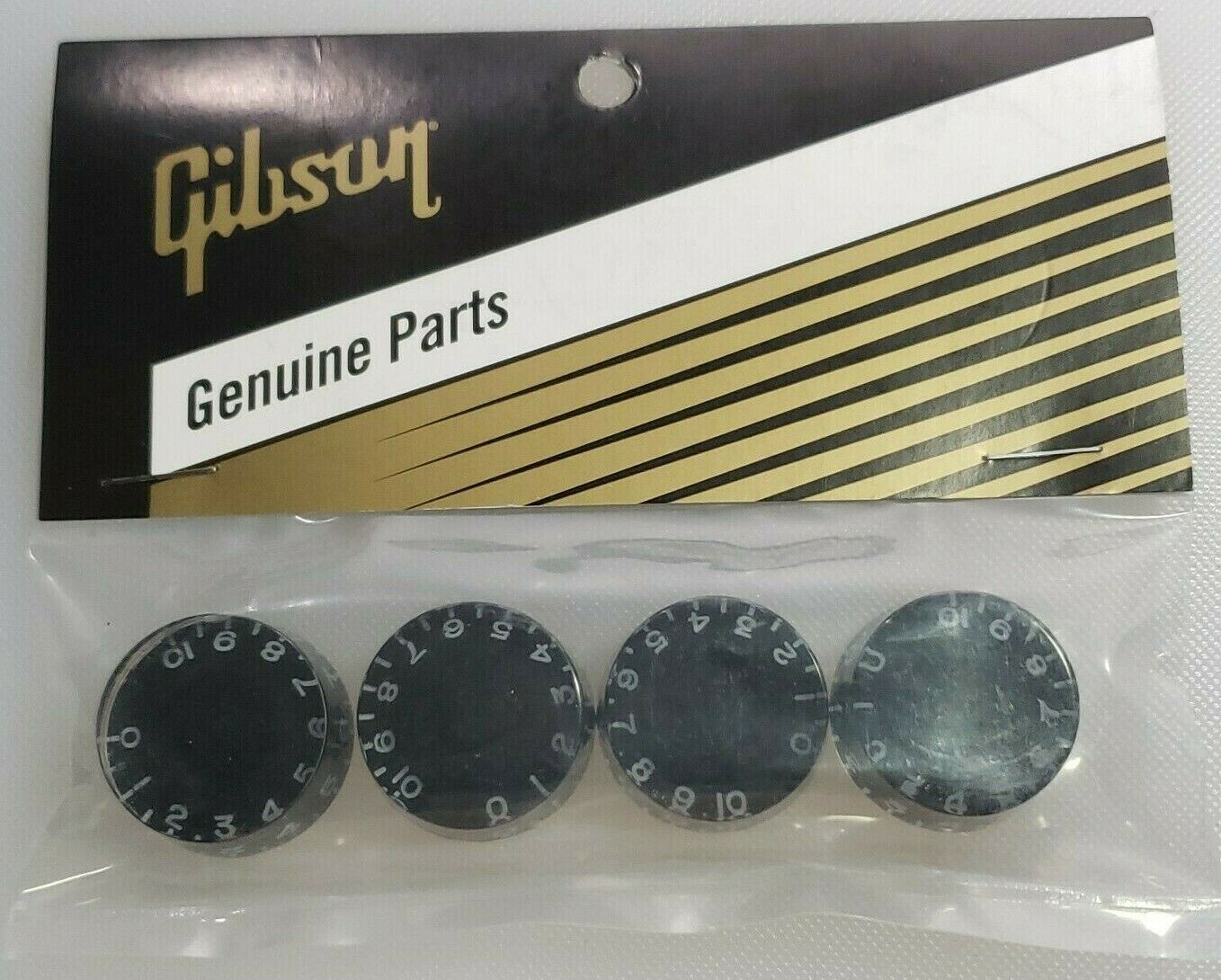 GIBSON® “REAL” Speed Knob Set Black – USA Genuine Les Paul Brand New