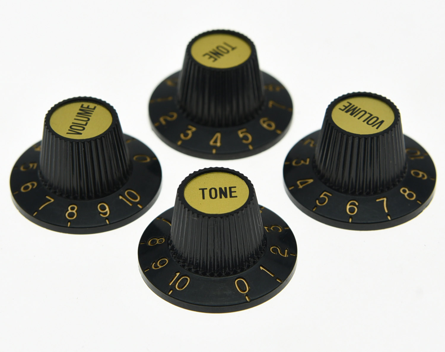 4x Gold Guitar Witch Hat Knobs Fits Les Paul Epiphone SG