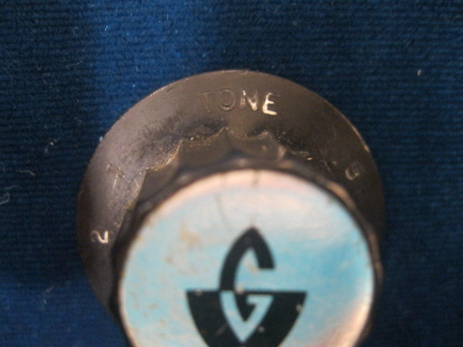 Two Vintage 60’s 70’s 1-9 GUILD Knobs for Bluesbird Starfire S-100 M-75 M-85