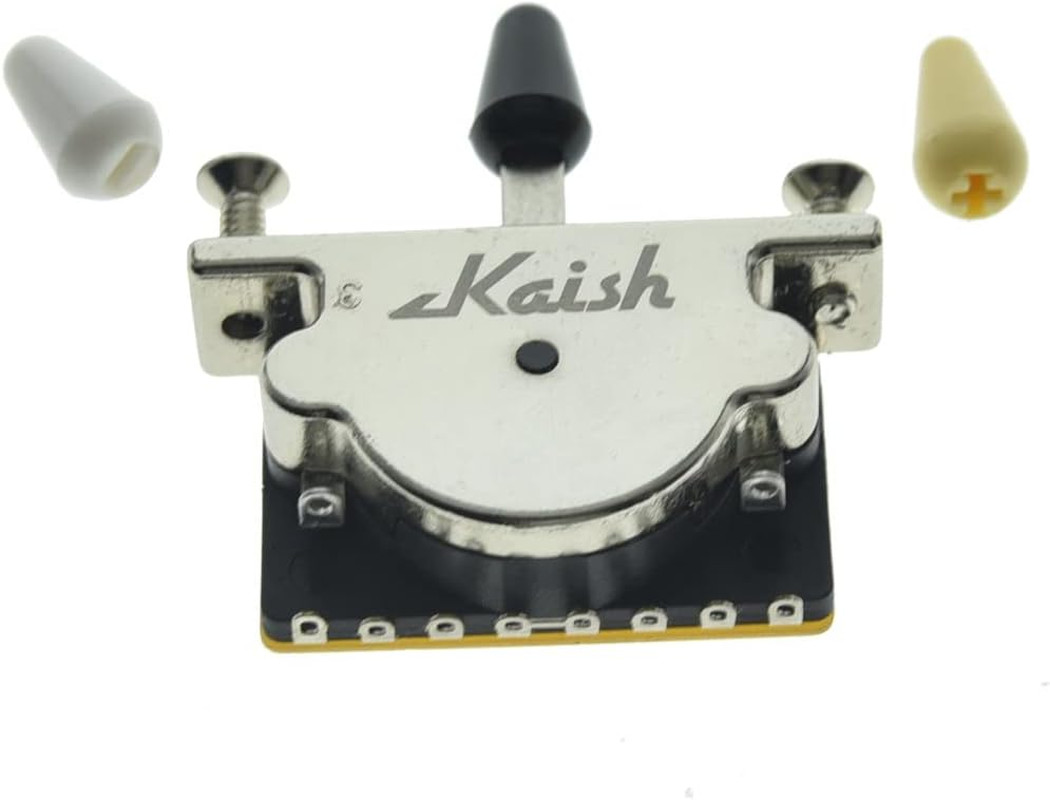 KAISH Heavy Duty 5 Way Guitar Pickup Lever Switch Selector Switch for Strat Tele