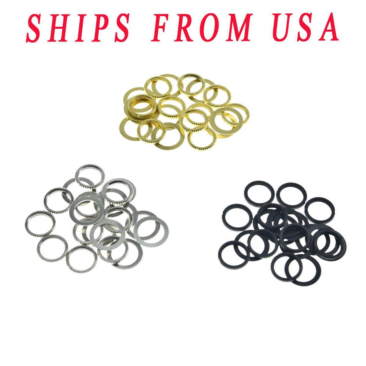 Set of 10 Metric M12 Toggle Switch Nut and Washer for Epiphone Les Paul LP SG