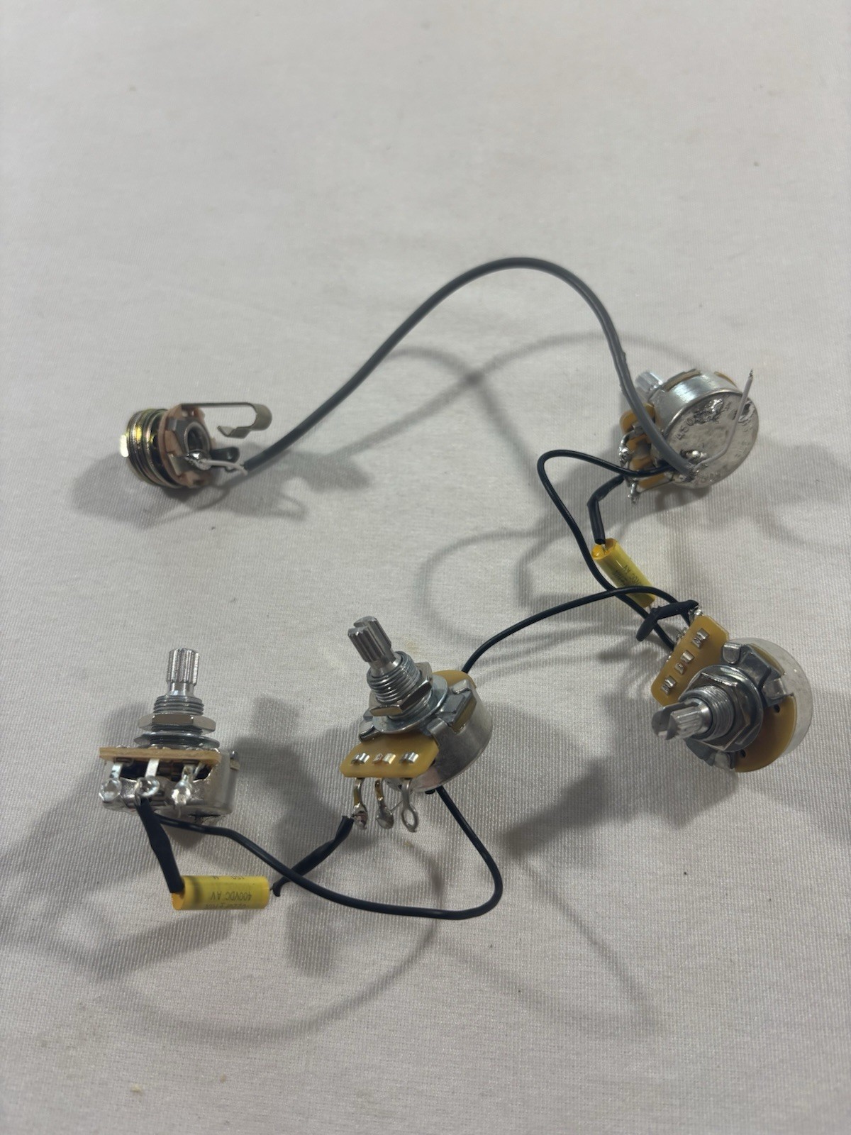2021 Epiphone 1959 Les Paul Wiring Harness Mallory Caps CTS 500k Pots Jack w/ HW