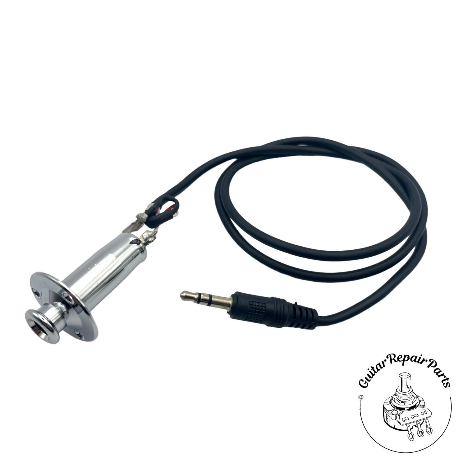 Taylor Guitars 84814 Prewired Endpin Jack Assembly 25″ For ESB System – Chrome