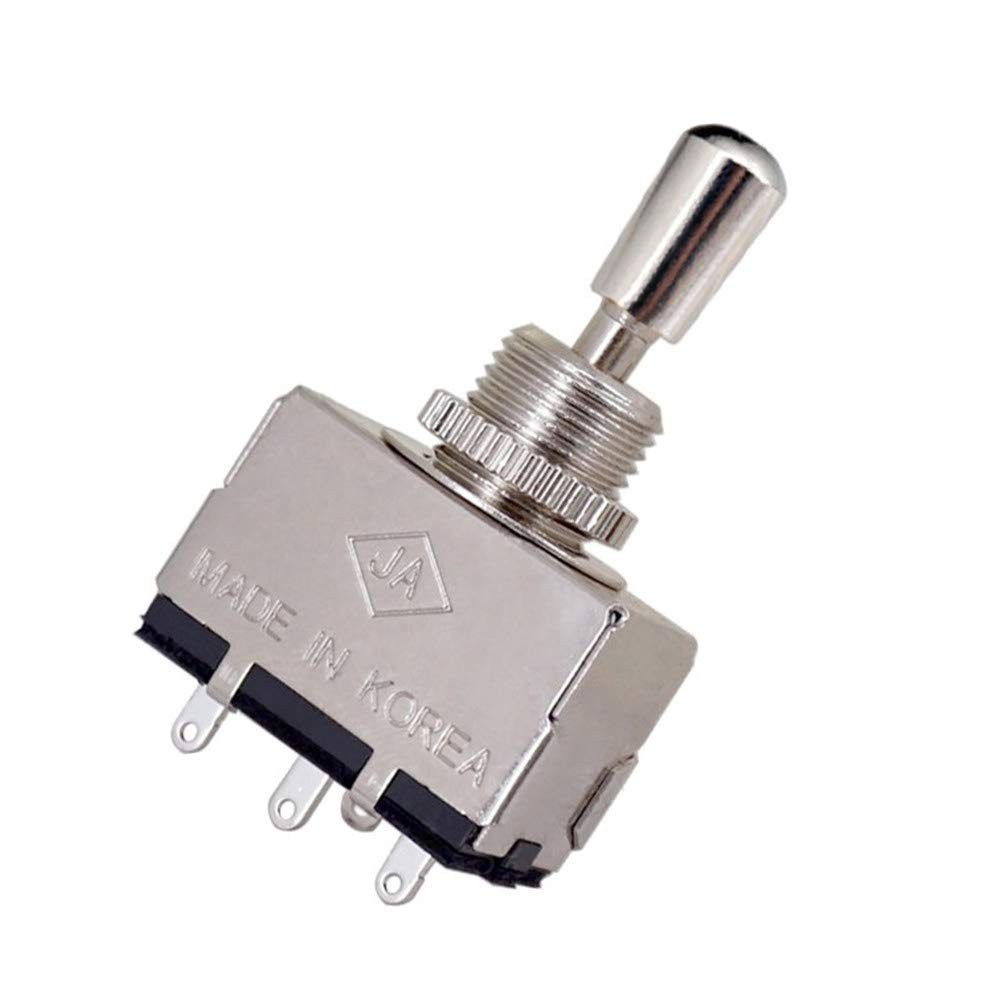 Metal Electric Guitar 3 Way Box Toggle Switch for Les Paul with Brass Tip (Ch…