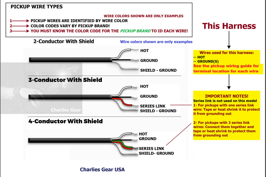 Metric Les Paul /SG Solderless Wiring Upgrade for IMPORTS with Custom Capacitors