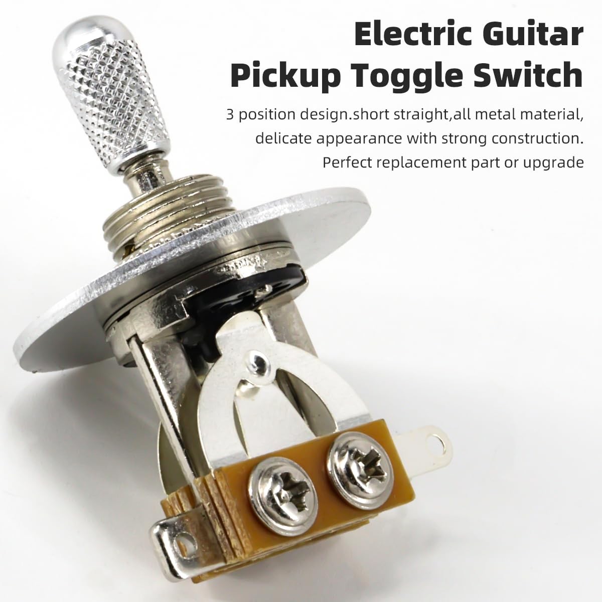 3 Way Toggle Switch with Metal Tip and Rhythm Treble Plate for Les Paul Elect…