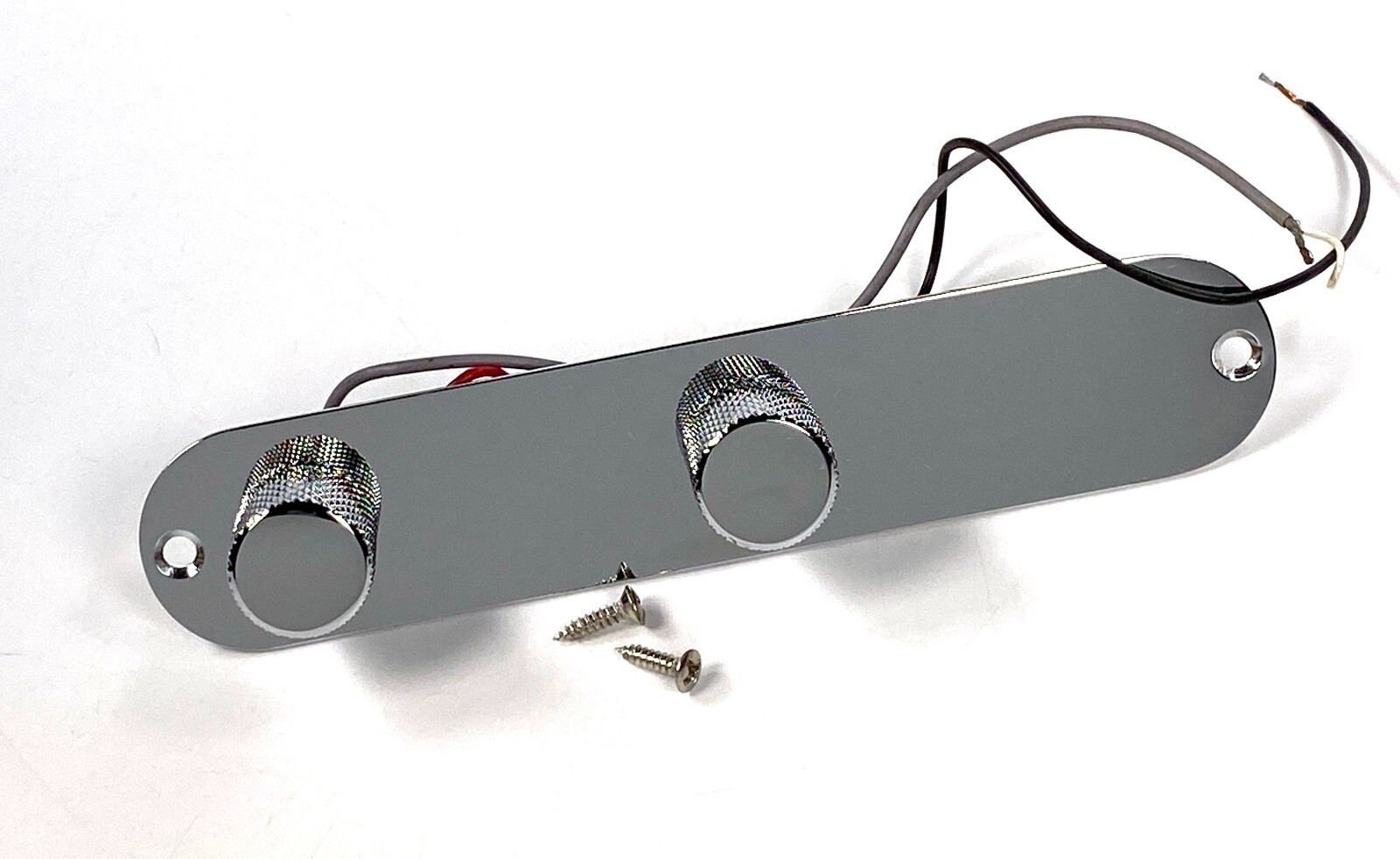 Genuine OEM Fender Squier ESQUIRE CONTROL PLATE w/ POTS & KNOBS Screws