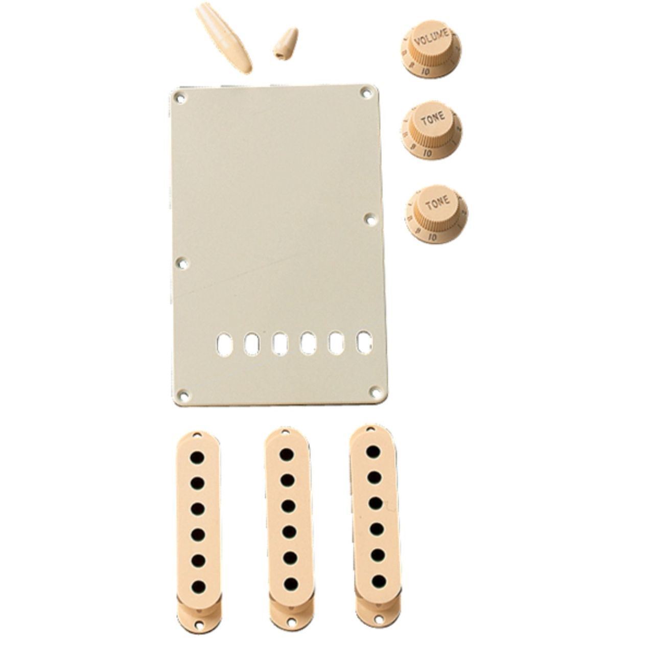 Fender Stratocaster Electric Guitar Accessory Kit, Aged White
