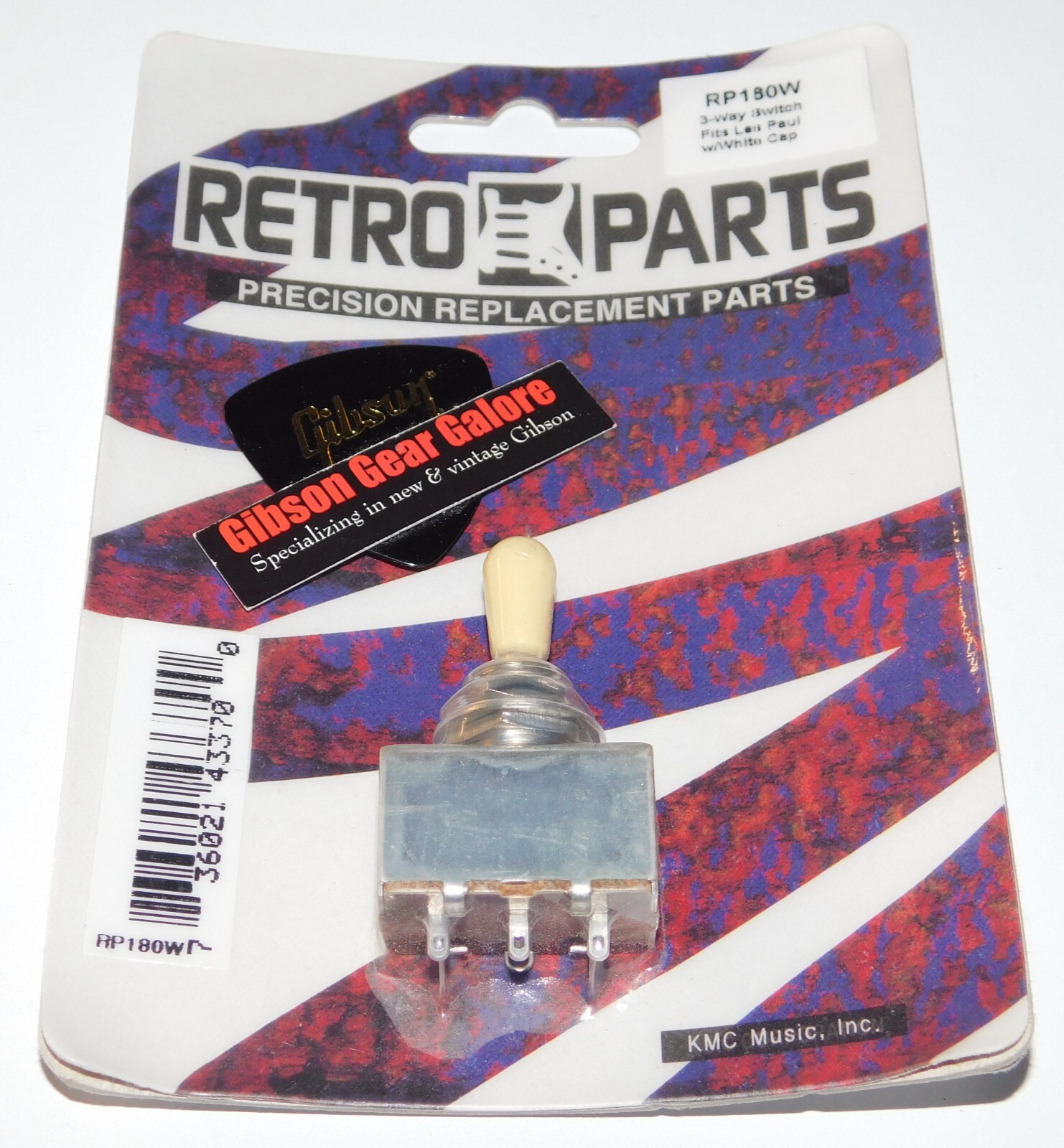 Retro Parts Les Paul 3 Way Switch White Tip Guitar Parts Project Custom Import