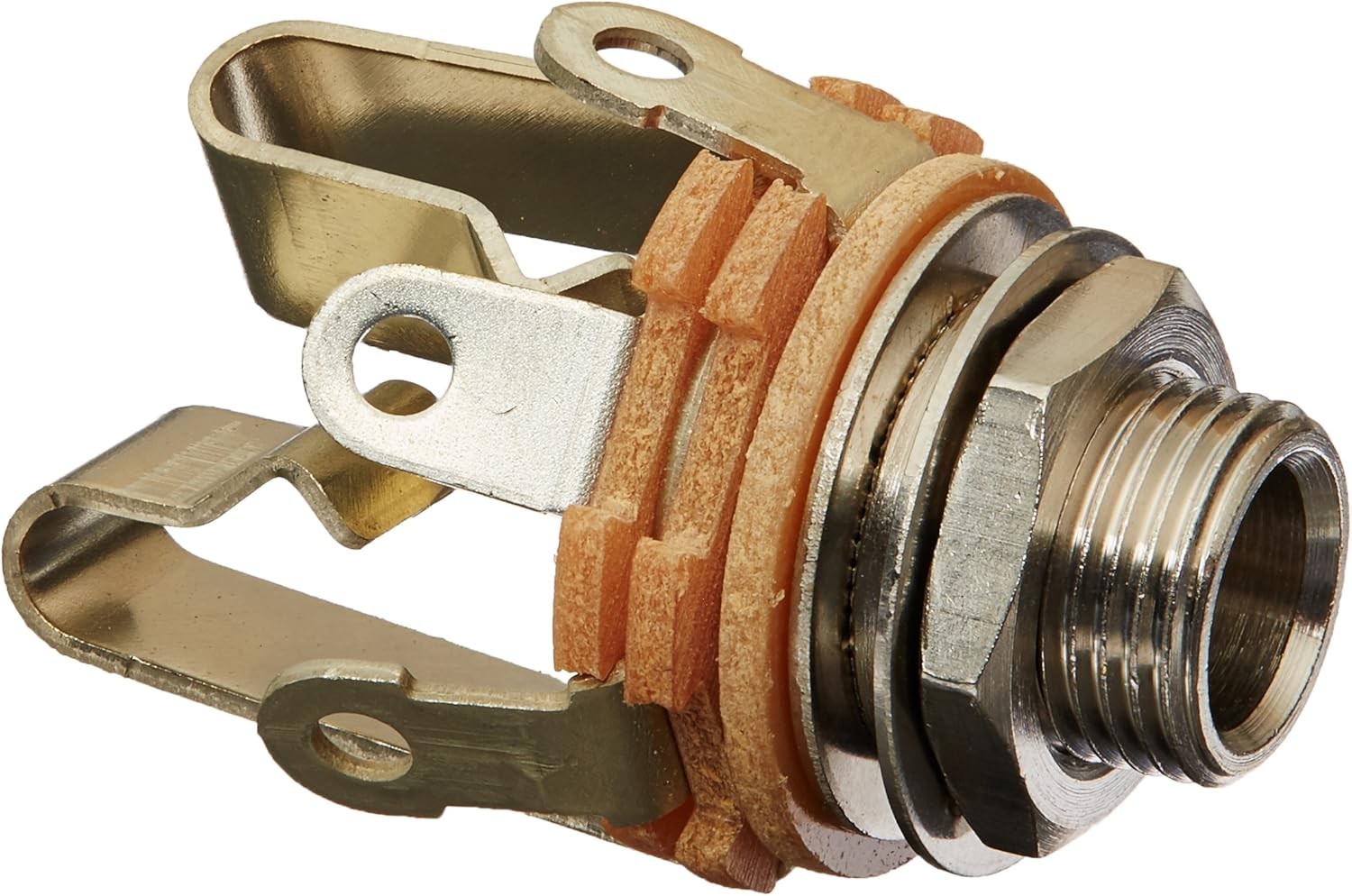 Switchcraft 12B Stereo TRS Female 1/4-Inch Jack with Washer and Nut, Nickel…