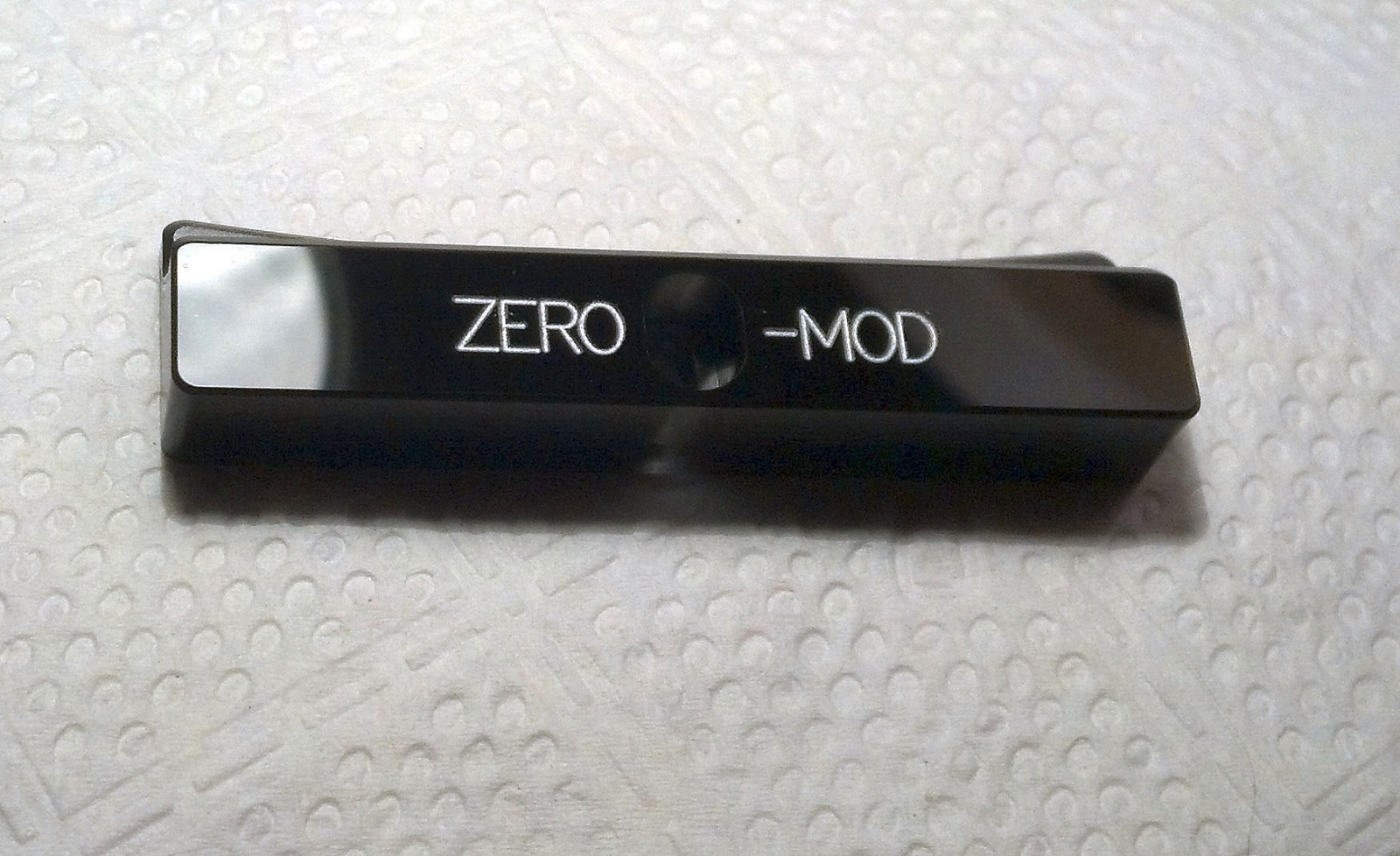 Zero-Mod PB1 Black Thumb Rest / Tug Bar for FENDER PRECISION BASS -No New Holes!