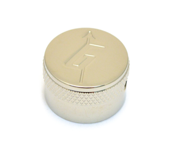 Gretsch Knobs (2) W/ Gretsch G Arrow Logo, Chrome