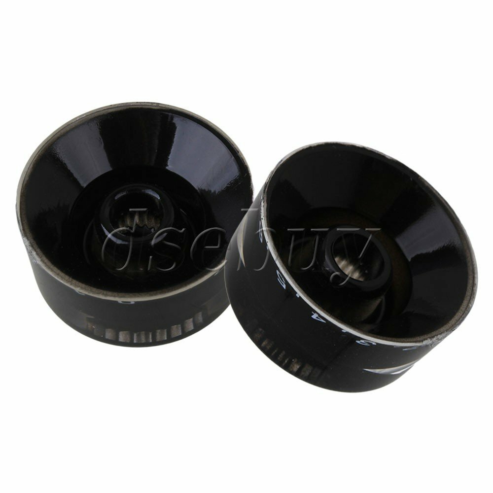 20x Speed Control Knobs Black with White Number for Electric Guitar