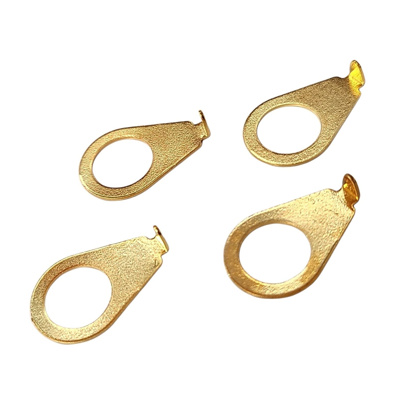 Les Paul Knob Pointer Set Steel Washers Knobs Pack of 4 Nickel or Gold