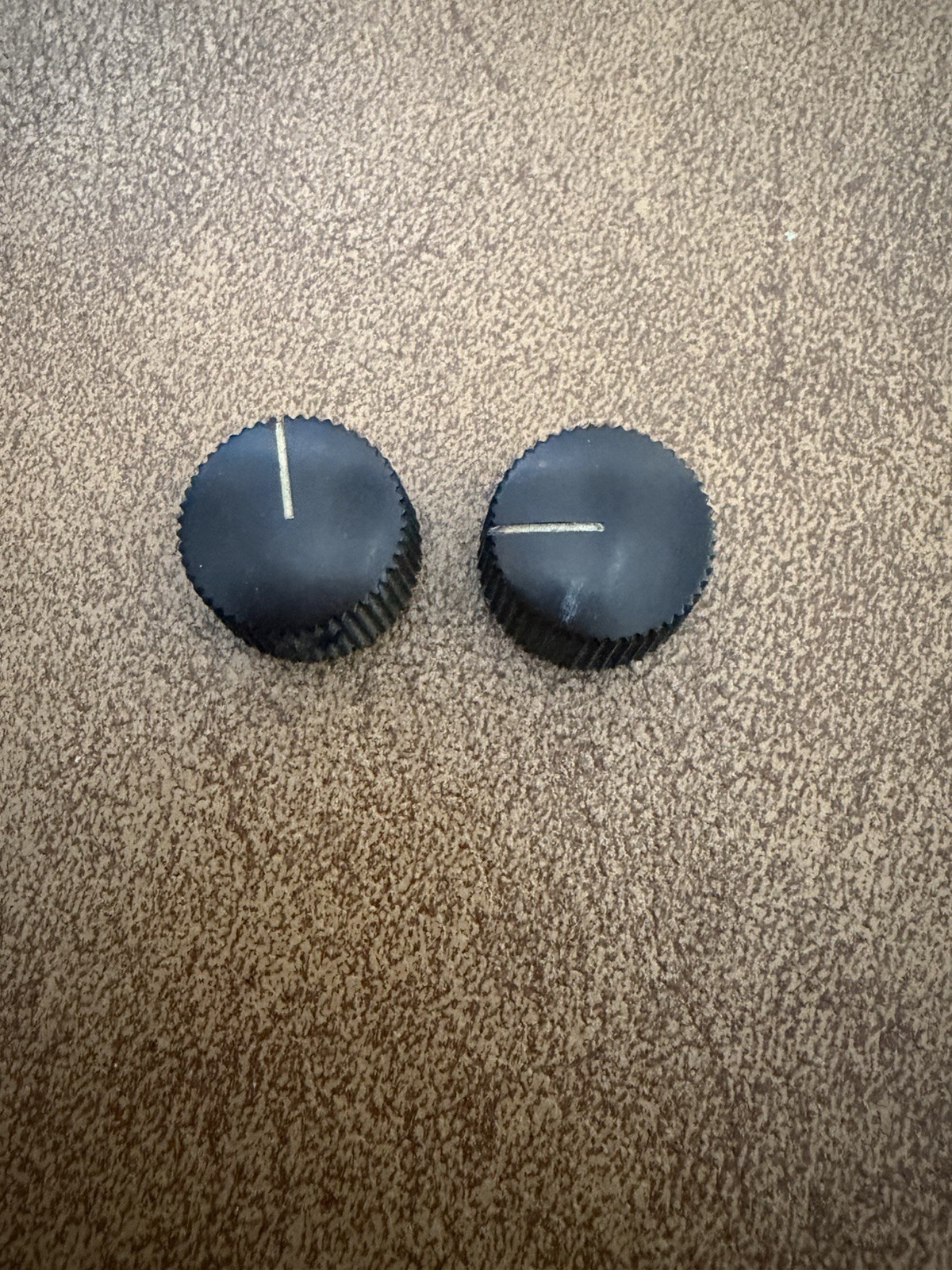(2) Fender Brown Cupcake Amp Knobs 1950’s 1960’s Rare Amplifier Original