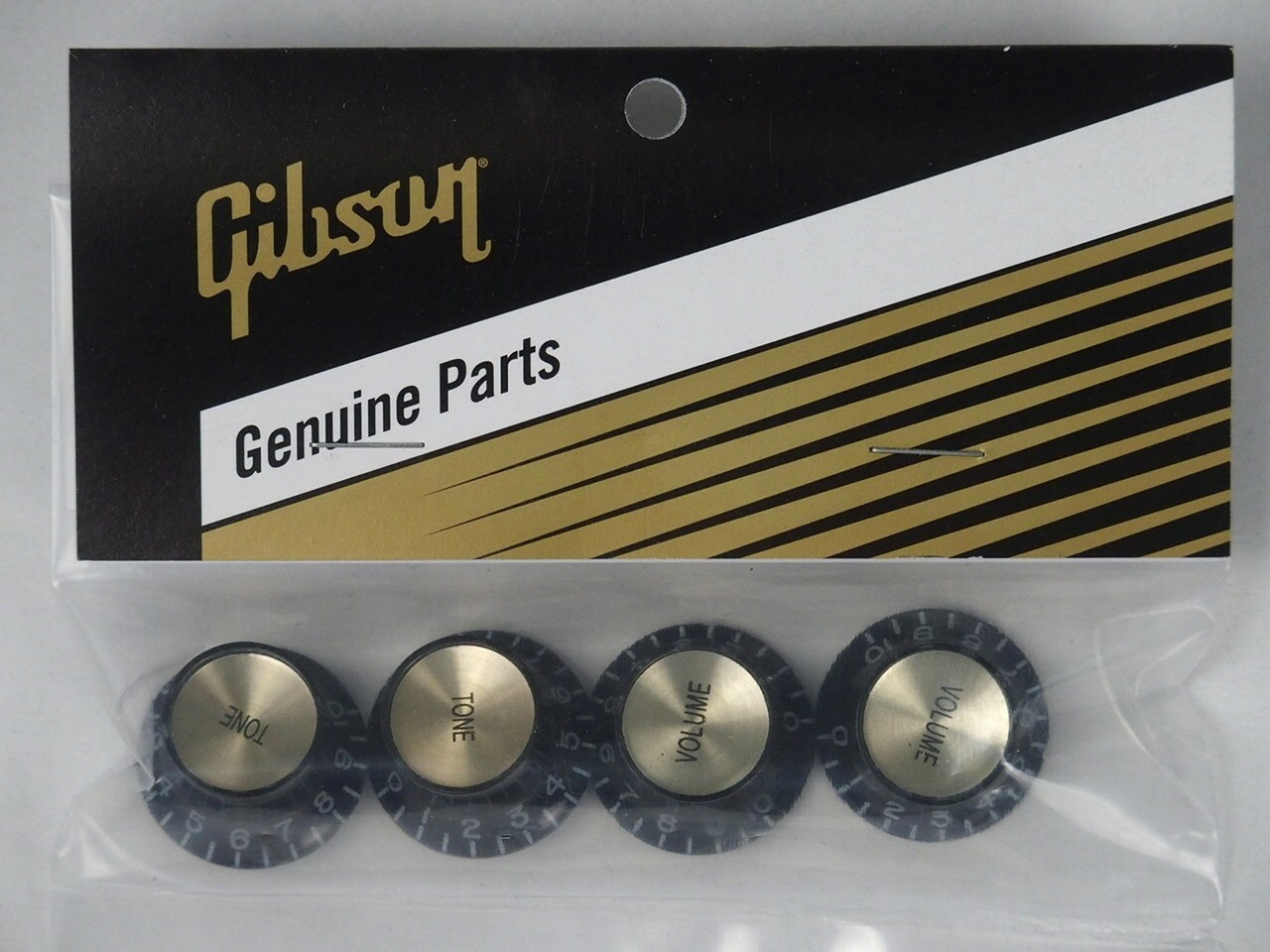 Genuine Gibson Top Hat Black / Gold Guitar Knobs Les Paul ES SG Part