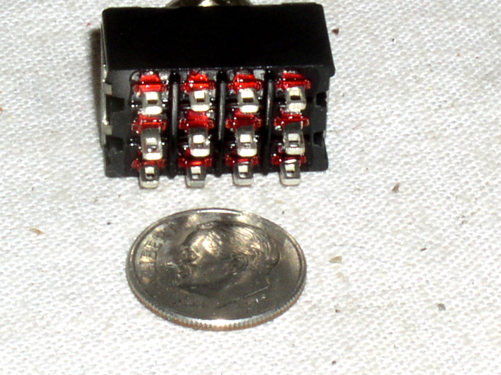 MINI TOGGLE 4PDT 4P2T ON-OFF-ON 4 MULTI POLE SWITCH 125V 6A AC DC CENTER OFF USA