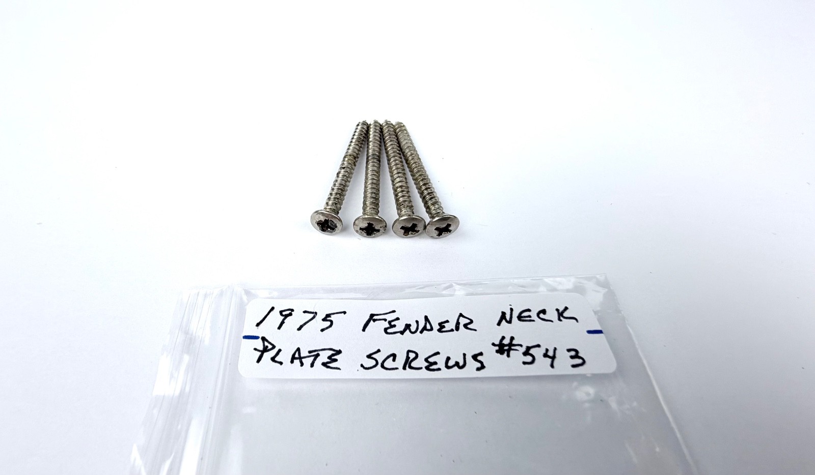 1975 Fender Neck/Plate Mounting Screws (#543) 1-3/4″Length Original Vintage Part