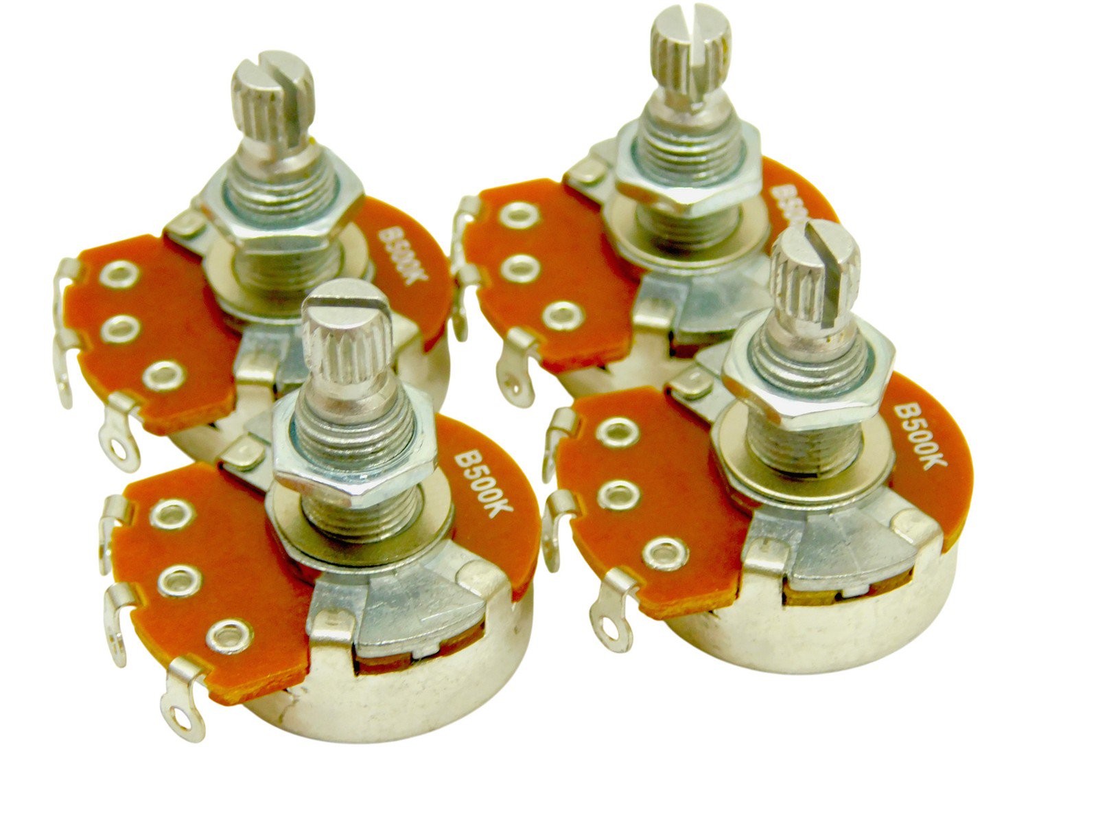 Alpha B500k 18mm Linear SPLIT SHAFT AUDIO TAPER POTENTIOMETERS POTS