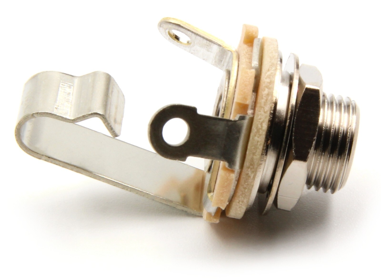 Switchcraft 1/4 Mono Jack Input Output w Mounting Hardware #11 – SINGLE (1X)