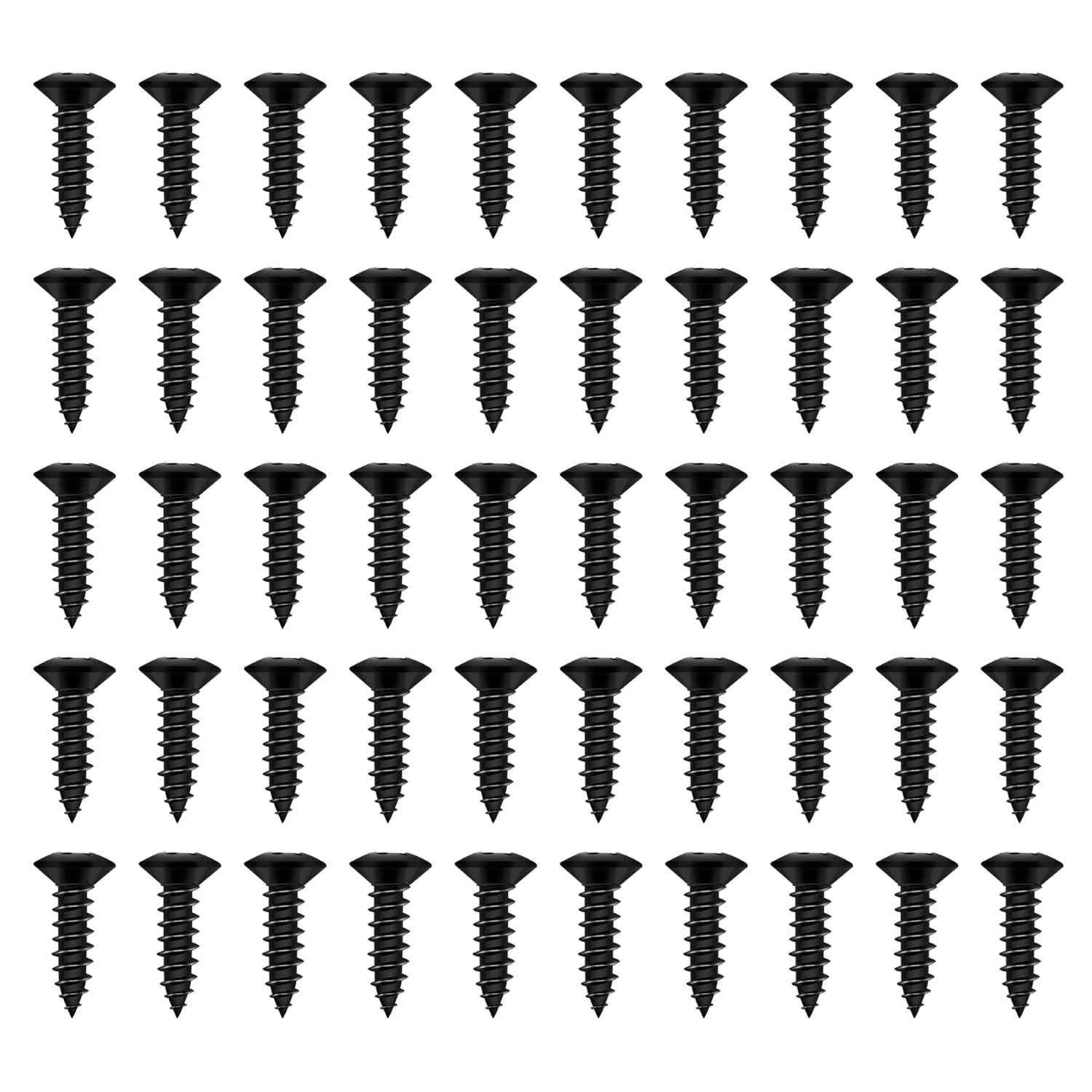 3mm Pickguard Screws for Fender Strat Tele Gibson Les Paul SG – Black