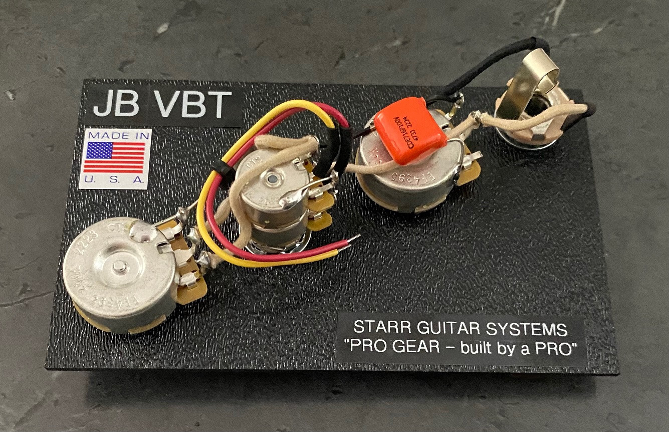 Fender Jazz Bass Harness Upgrade System with pickup balance/blend control! NEW!