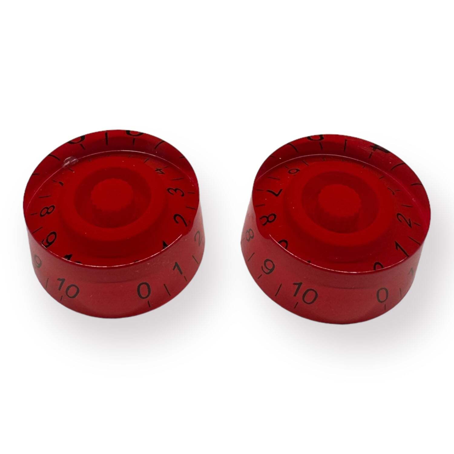 AxLabs Red Speed Knob With Black Font – 2 Pack