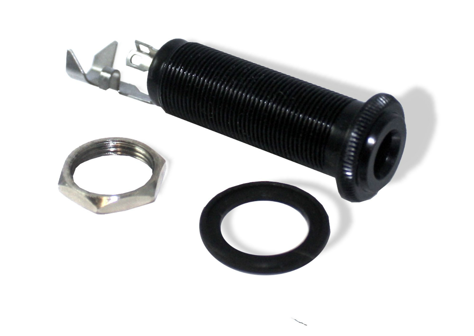 Jack Cylinder 1/4 Stereo Black Bitterroot 0813342BK