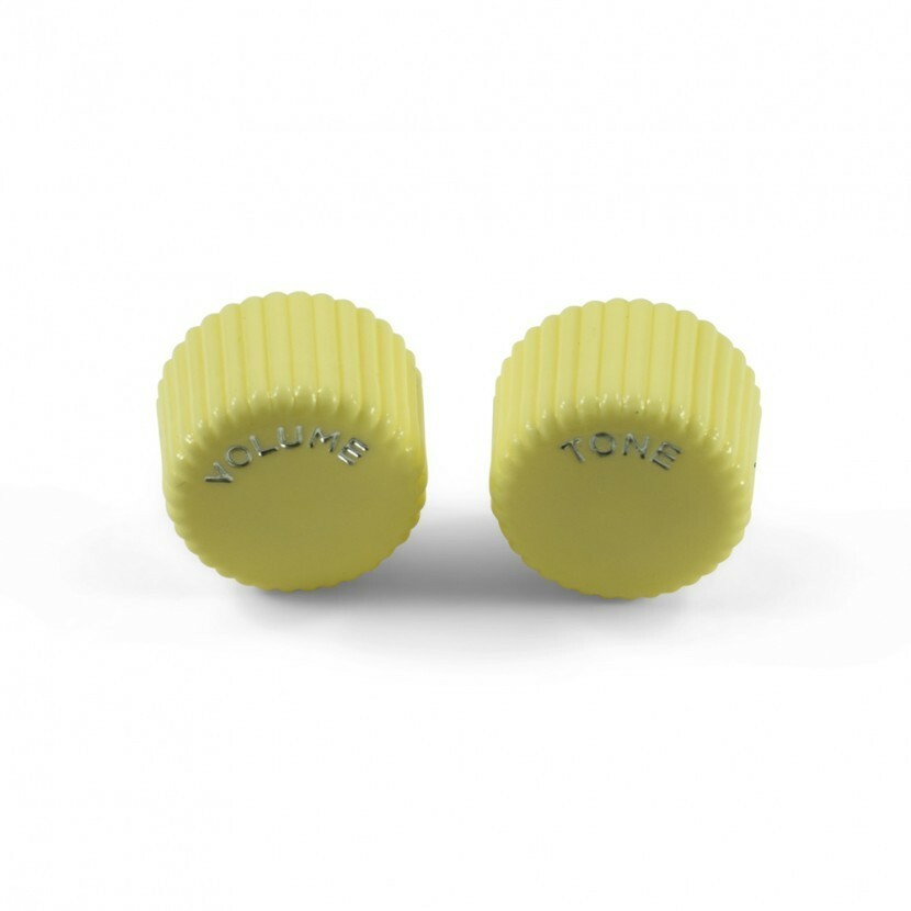Vintage Cream Cupcake Radio and Guitar Knobs (2) Set WD Music New in Package