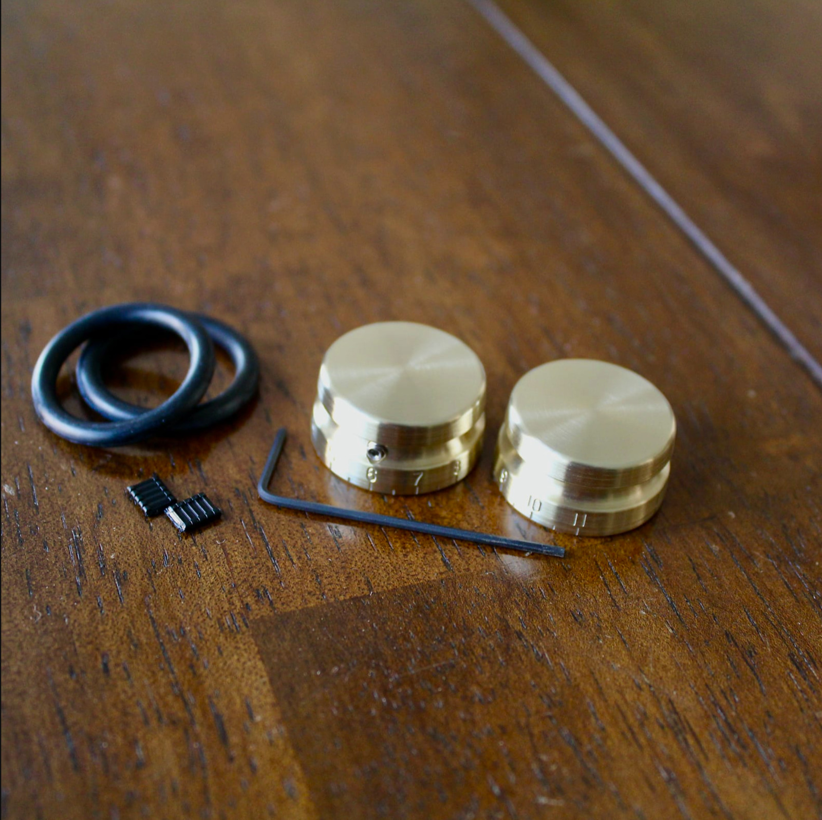 Speed Knobs, Set of 2 Solid Brass