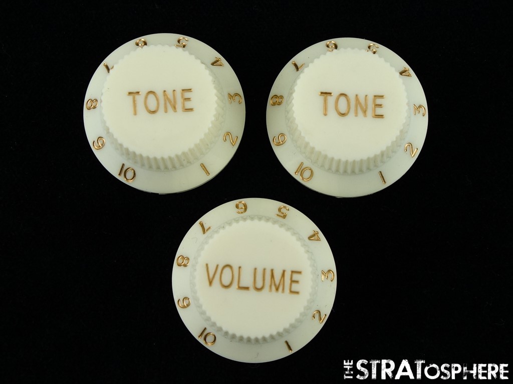 Fender Squier Classic Vibe 70s Strat GUITAR KNOBS, Stratocaster, Parts