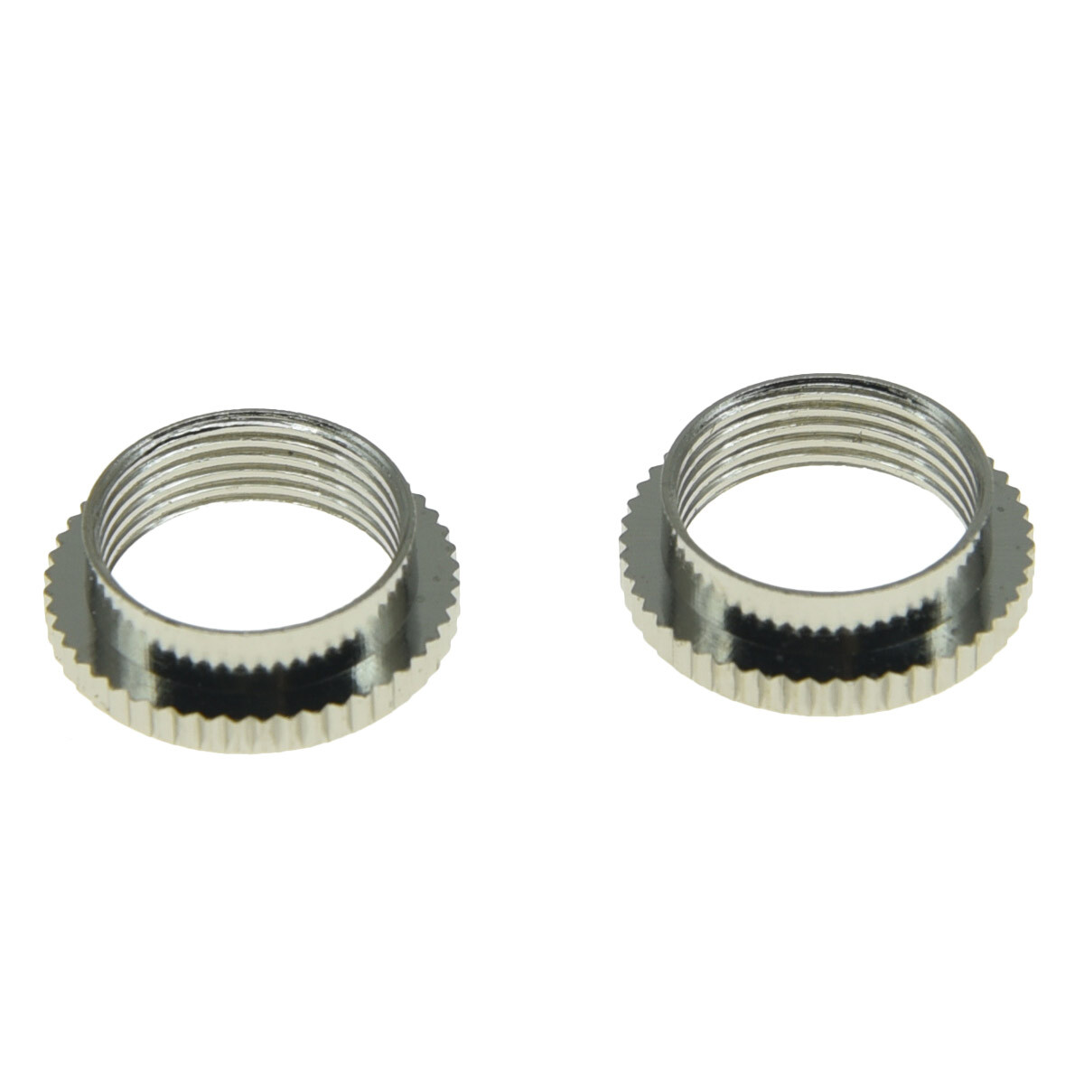 10x NI 15/32″ Fine Knurl Deep Guitar Nuts Toggle Switch Nut For Switchcraft