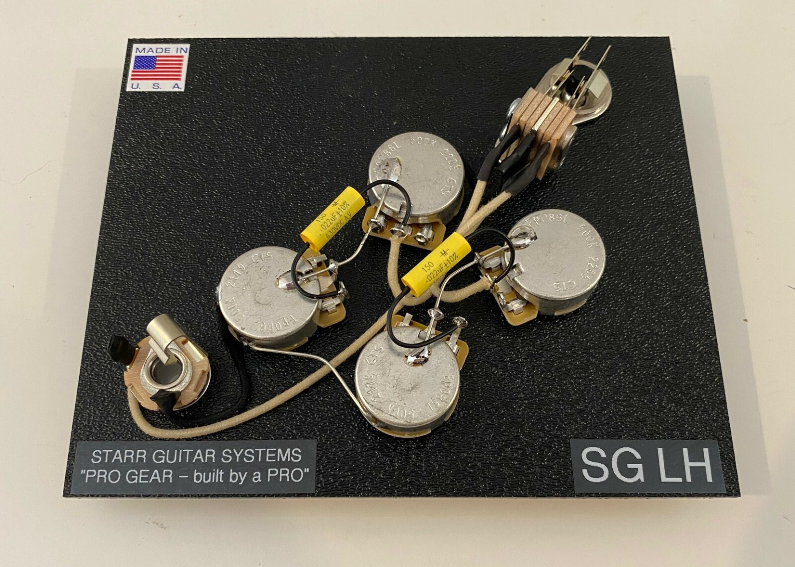 Gibson SG LEFTY Wiring Harness ! CTS – Switchcraft – Mallory – Gavitt. NEW!