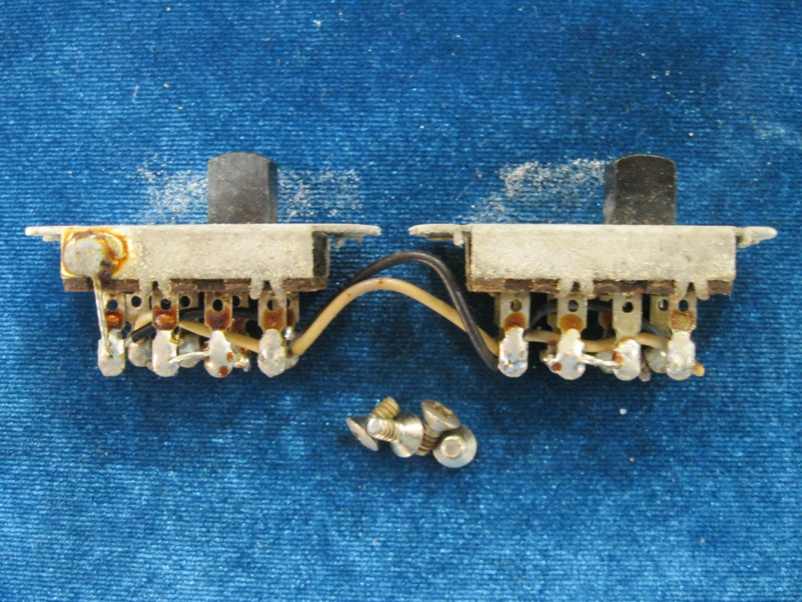 Two 1973 Vintage Fender Mustang or DuoSonic Guitar Switches