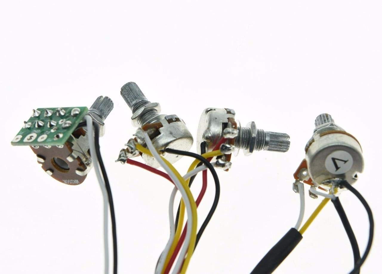 2-Band Active Passive EQ Equalizer Prewired Electric Bass Preamp Circuit
