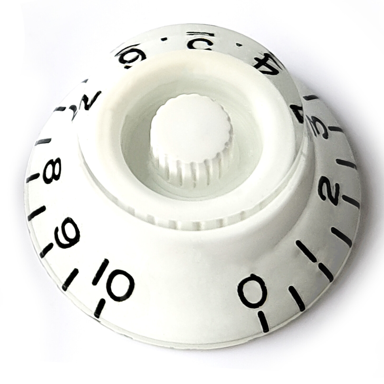 Top Hat Speed Control Knobs White – Volume/Tone for Gibson & Epiphone Les Paul
