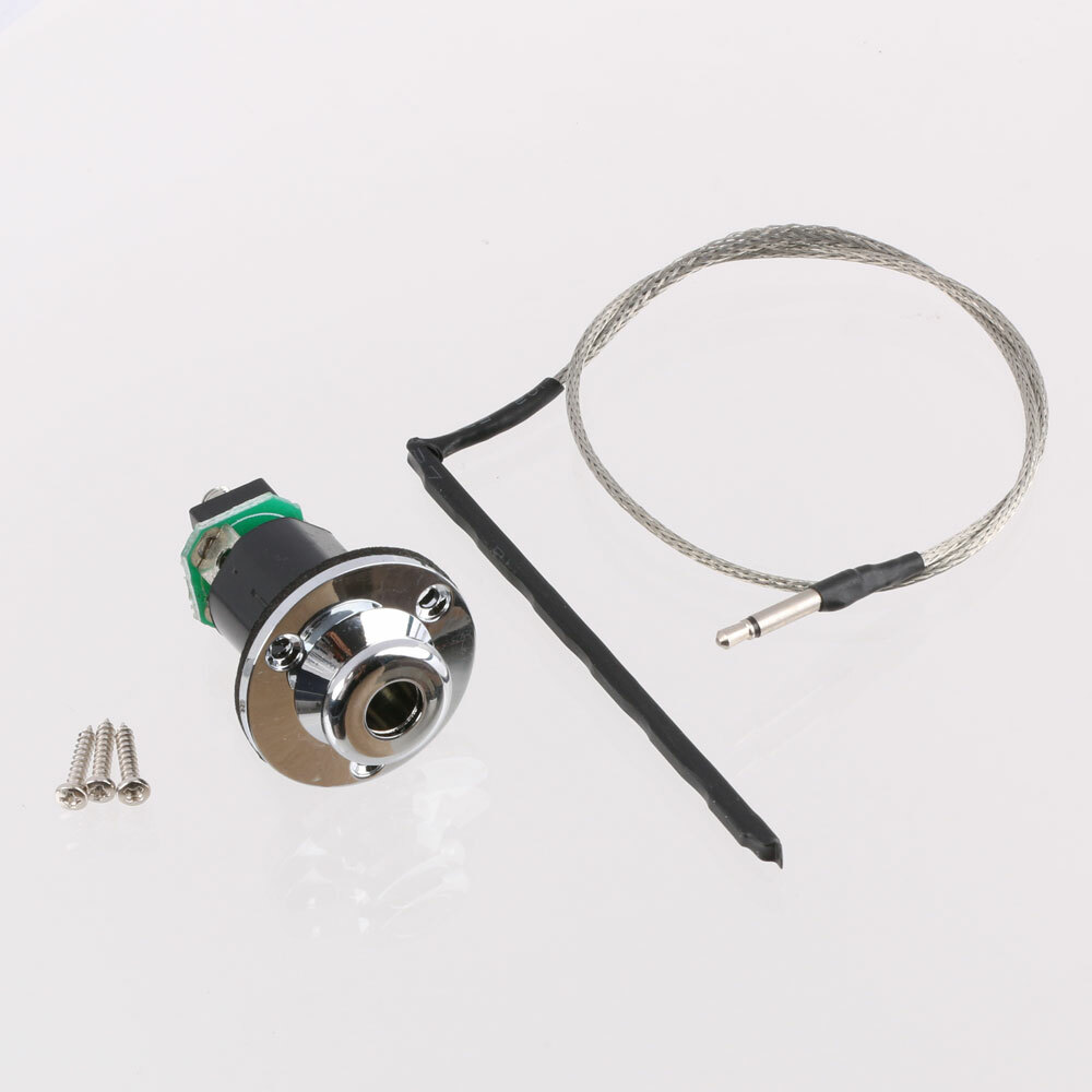 1/4″ End Pin Jack with Under Saddle Piezo Pickup for Acoustic Guitar