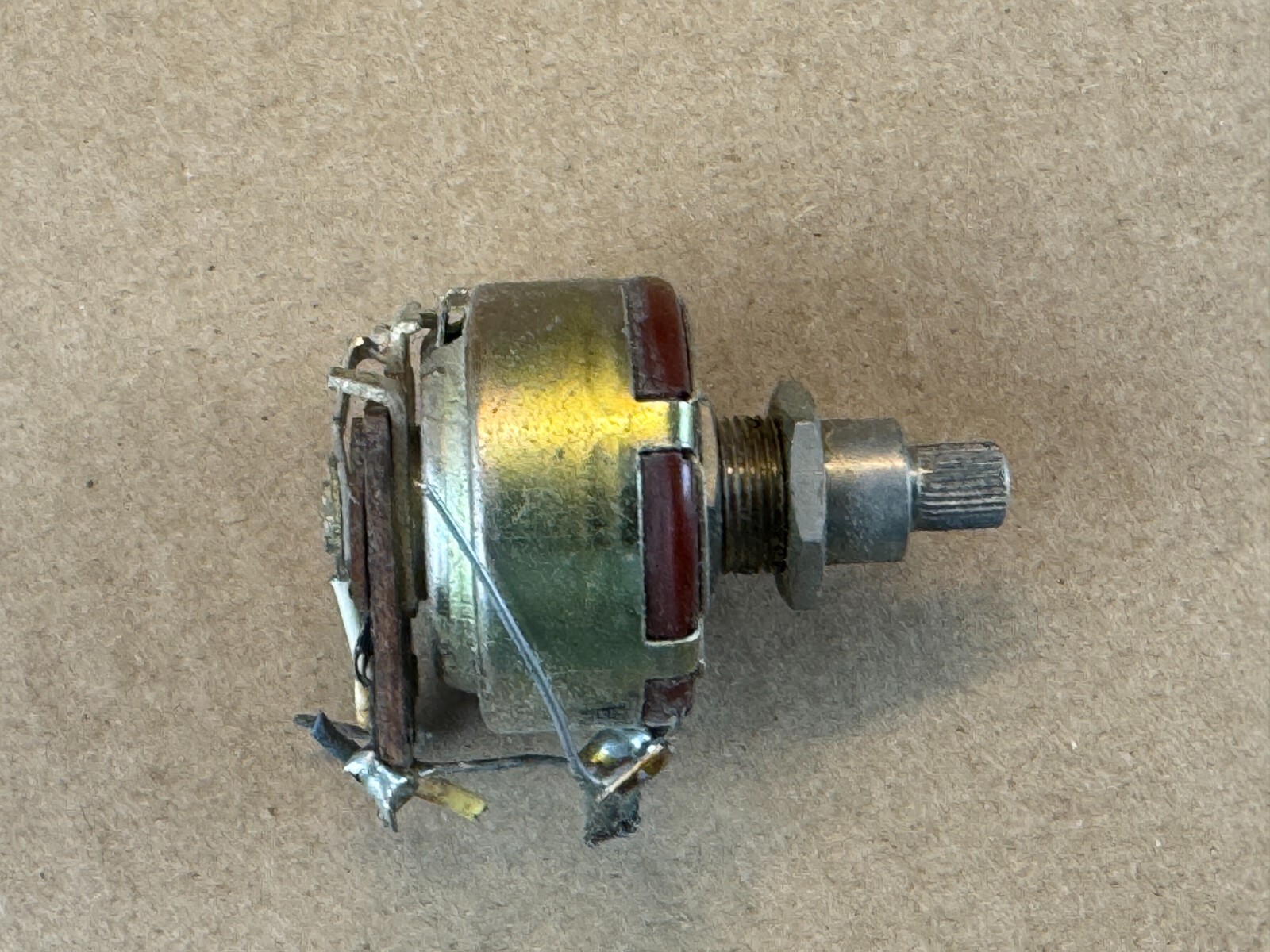Vintage Rotary Power On/Off Switch Tube Amplifier 1/4″ round shaft 1960s 30K